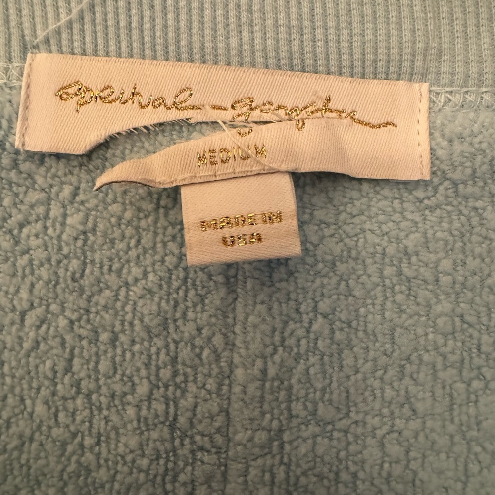 Spiritual Gangster Tie Dye Blue Cotton Sweater Women’s Size Medium - Picture 6 of 6
